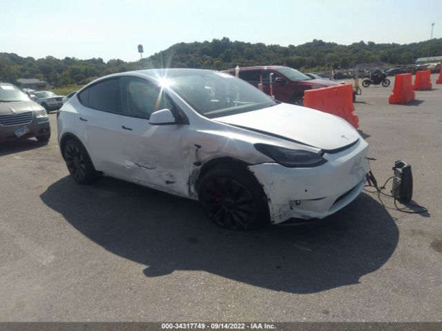 TESLA MODEL Y 2021 5yjygdef6mf294904