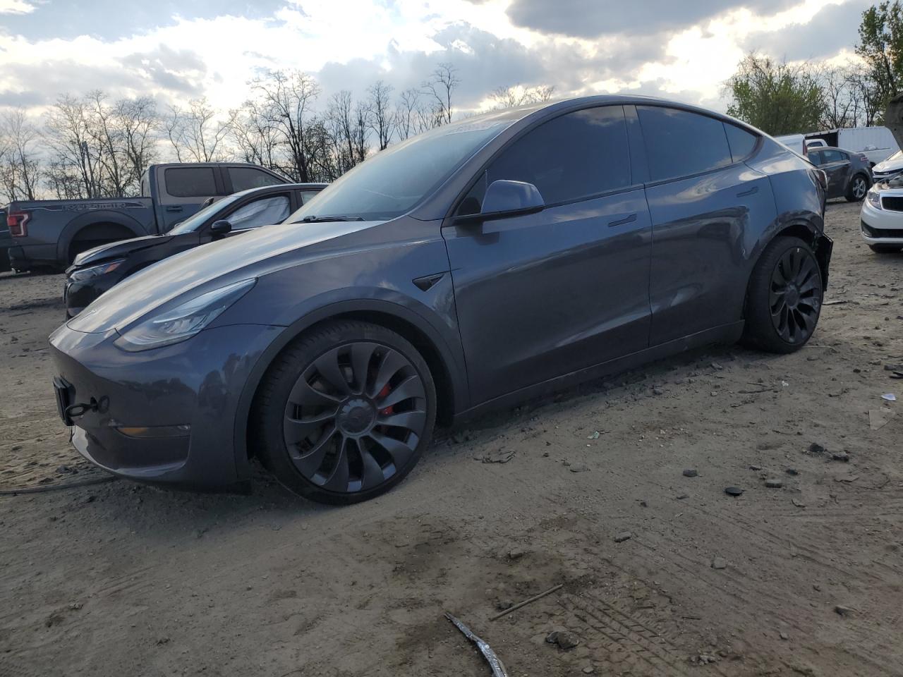 TESLA MODEL Y 2020 5yjygdef7lf000425