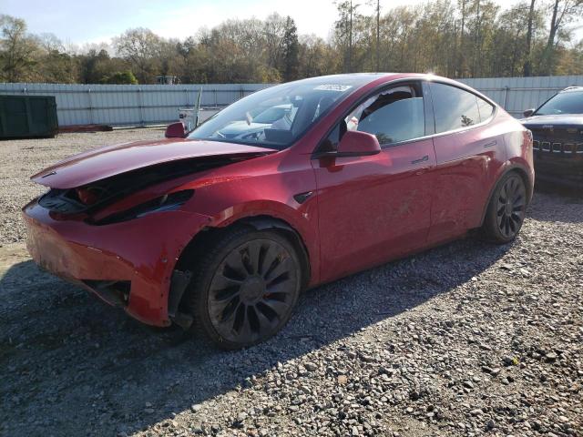 TESLA MODEL Y 2020 5yjygdef7lf001882