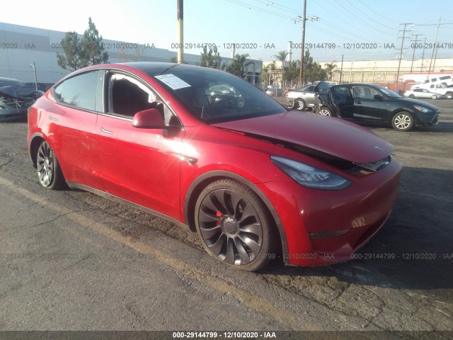 TESLA MODEL Y 2020 5yjygdef7lf009772