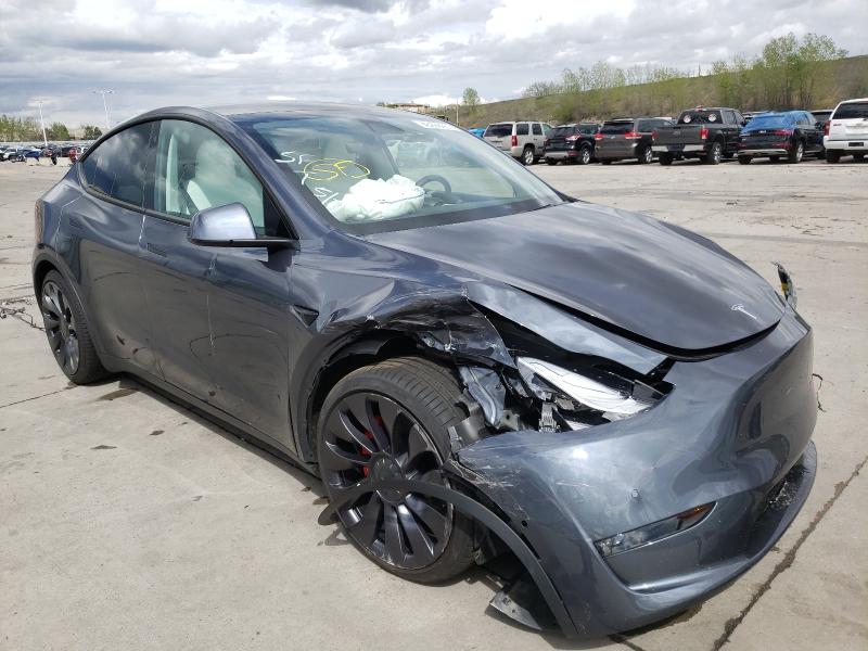 TESLA MODEL Y 2020 5yjygdef7lf053562