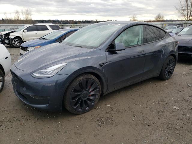 TESLA MODEL Y 2020 5yjygdef7lf057353