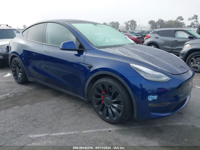 TESLA MODEL Y 2020 5yjygdef7lf058762