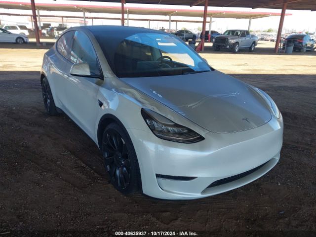 TESLA MODEL Y 2021 5yjygdef7mf098583