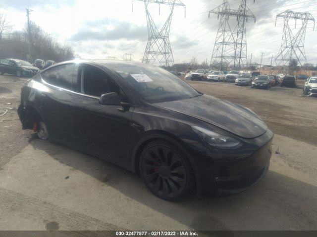 TESLA MODEL Y 2021 5yjygdef7mf197162