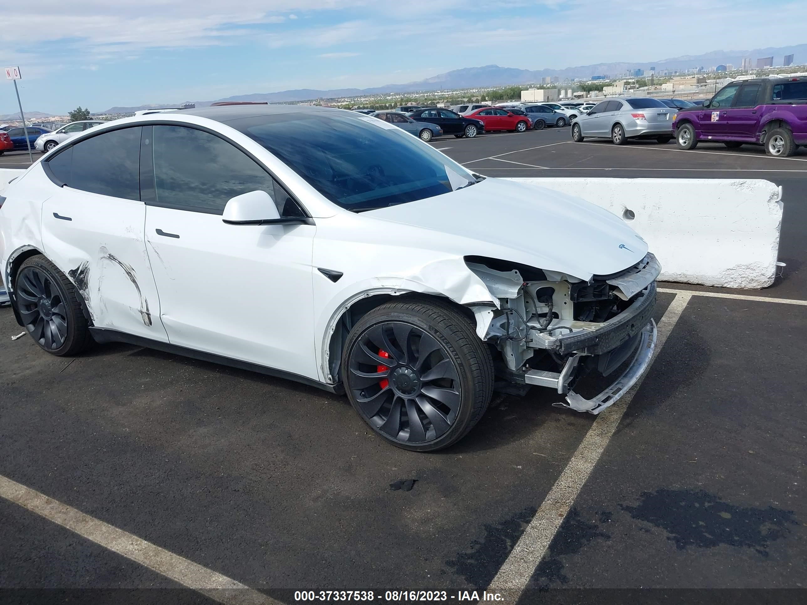 TESLA MODEL Y 2021 5yjygdef7mf216003