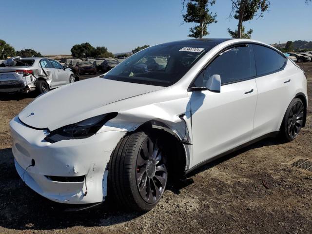 TESLA MODEL Y 2021 5yjygdef7mf240155