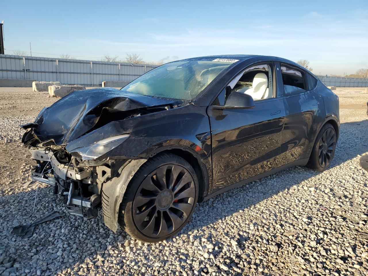 TESLA MODEL Y 2021 5yjygdef7mf250135