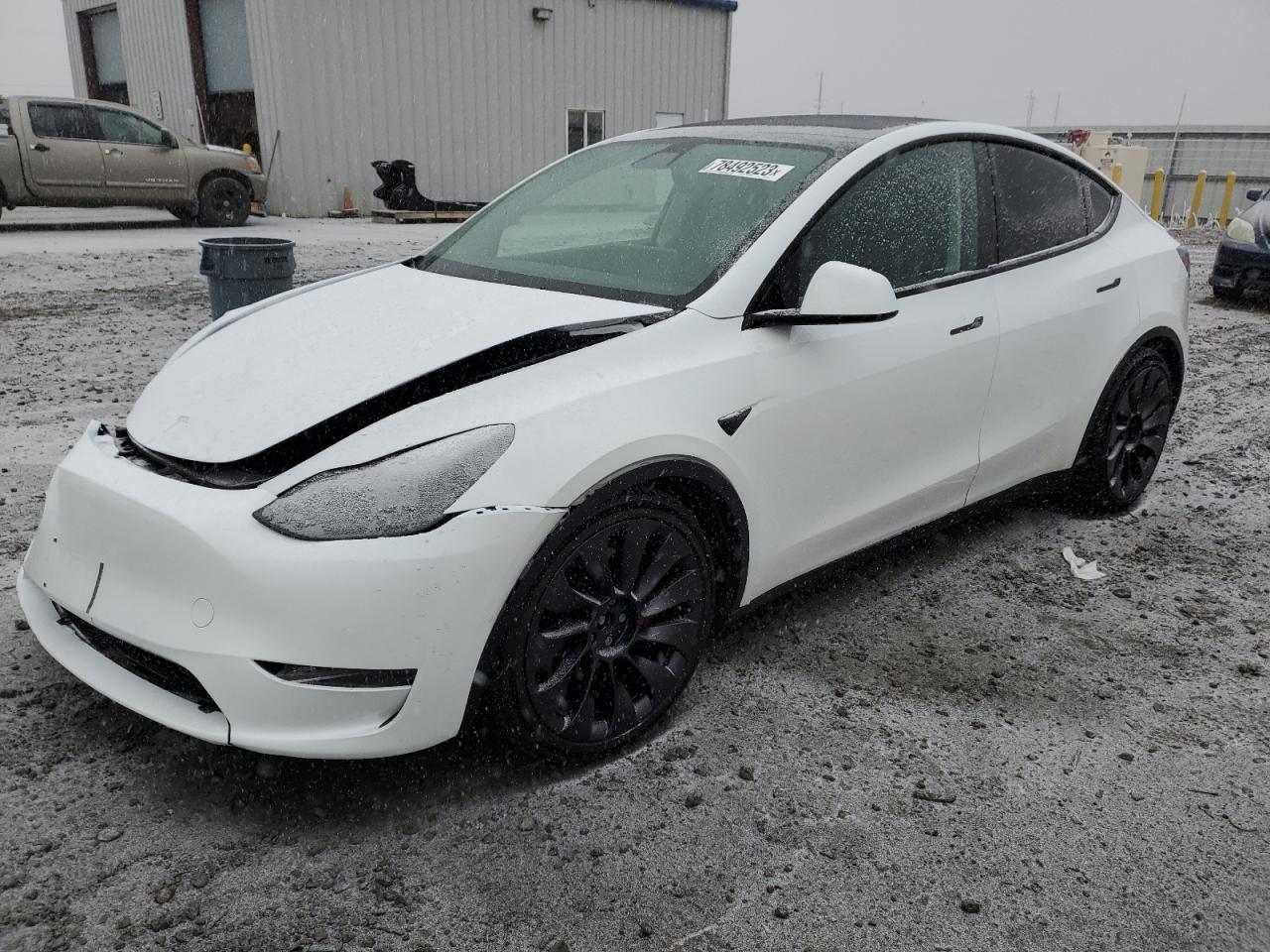 TESLA MODEL Y 2021 5yjygdef7mf252578