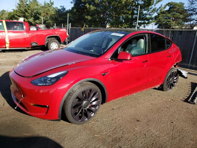 TESLA MODEL Y 2021 5yjygdef7mf252693