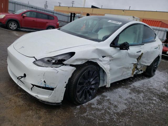 TESLA MODEL Y 2021 5yjygdef7mf304386