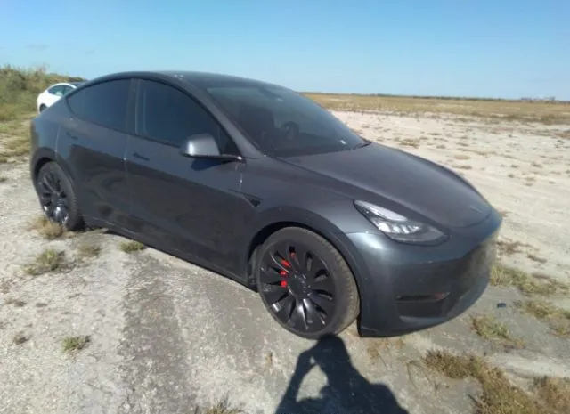 TESLA MODEL Y 2020 5yjygdef8lf001521