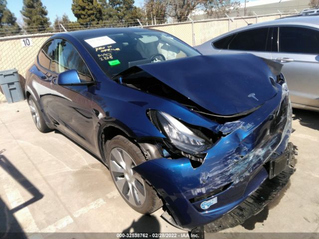 TESLA MODEL Y 2020 5yjygdef8lf005780