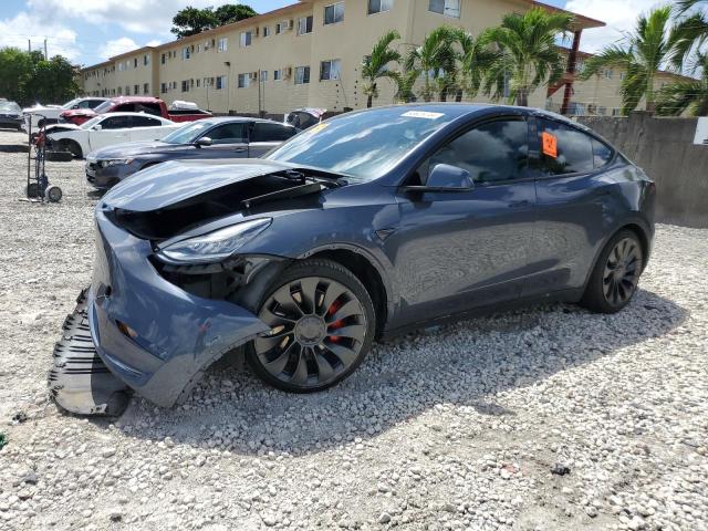 TESLA MODEL Y 2020 5yjygdef8lf021154