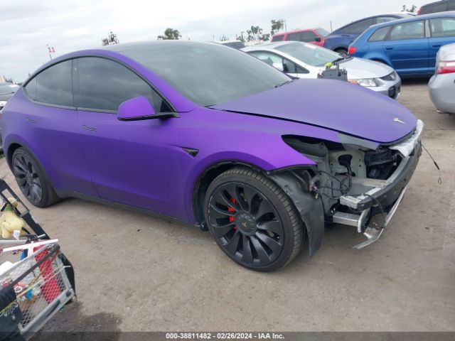 TESLA MODEL Y 2020 5yjygdef8lf041467