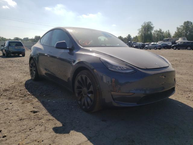 TESLA MODEL Y 2020 5yjygdef8lf057197