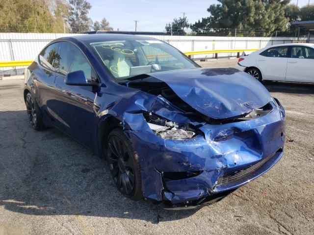 TESLA MODEL Y 2021 5yjygdef8mf093179