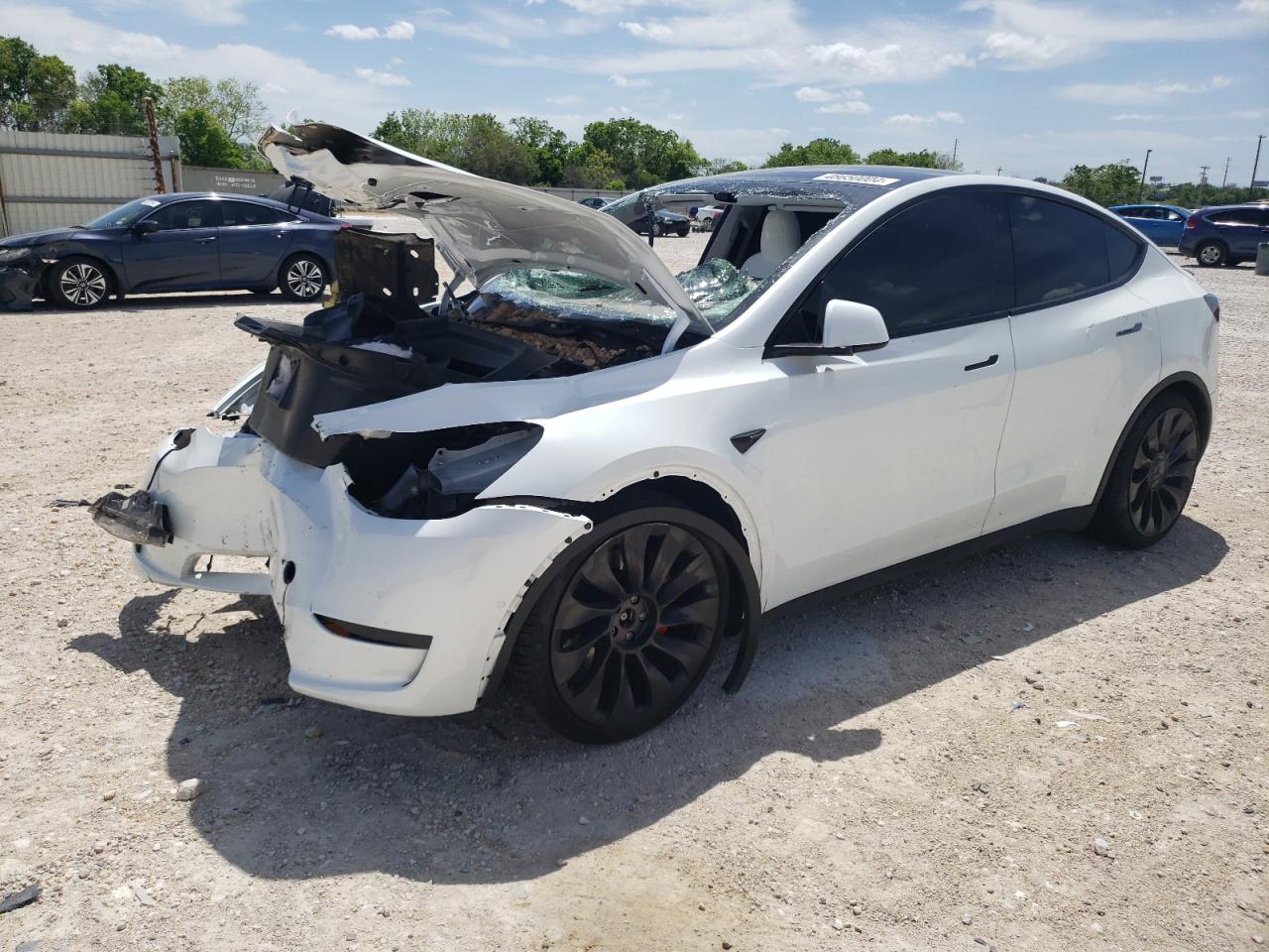 TESLA MODEL Y 2021 5yjygdef8mf099001