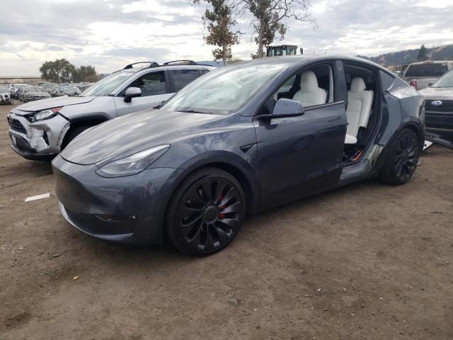 TESLA MODEL Y 2021 5yjygdef8mf136824