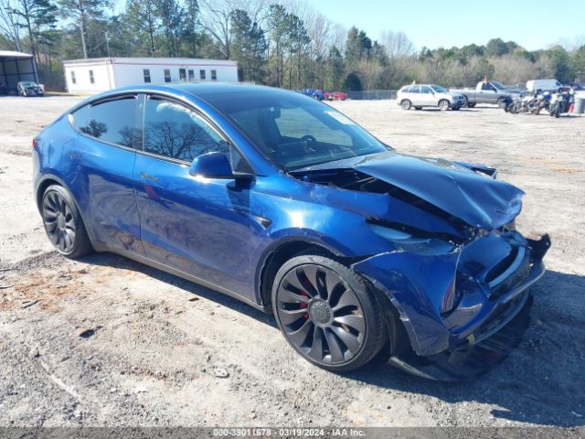 TESLA MODEL Y 2021 5yjygdef8mf189474