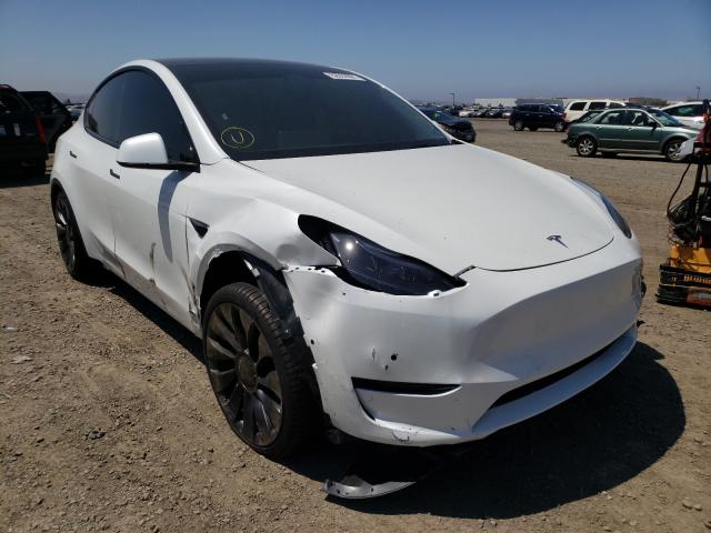 TESLA MODEL Y 2021 5yjygdef8mf194836