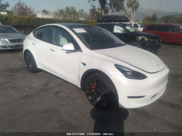 TESLA MODEL Y 2021 5yjygdef8mf266845