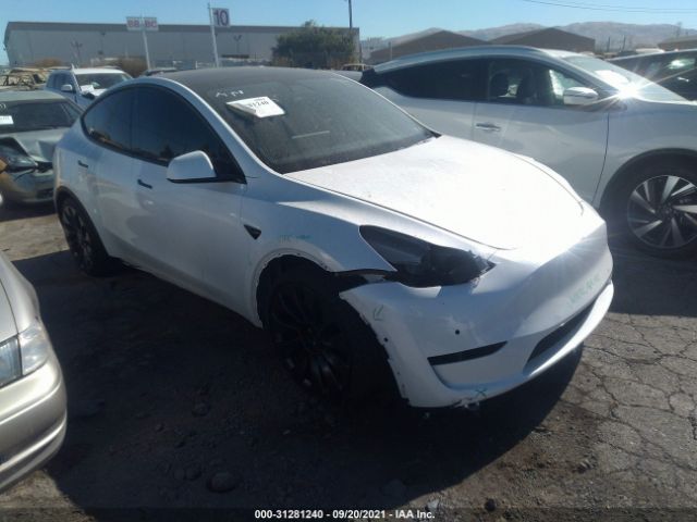 TESLA MODEL Y 2020 5yjygdef9lf058861