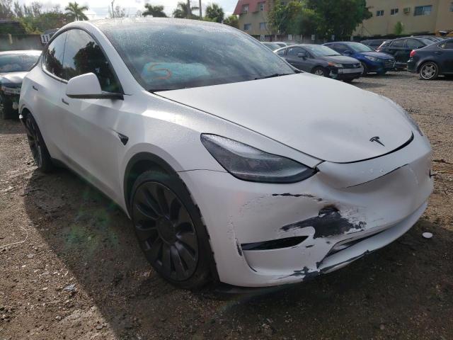 TESLA MODEL Y 2021 5yjygdef9mf197065