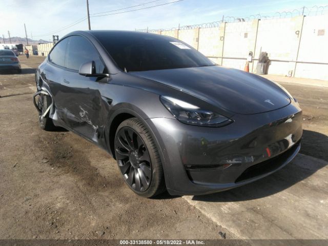 TESLA MODEL Y 2021 5yjygdef9mf197518