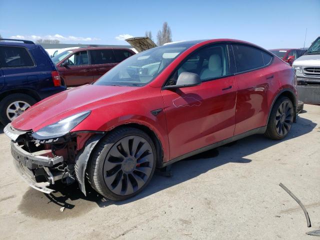 TESLA MODEL Y 2021 5yjygdef9mf215953