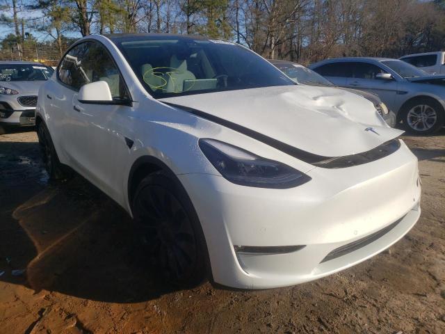 TESLA MODEL Y 2021 5yjygdef9mf244577