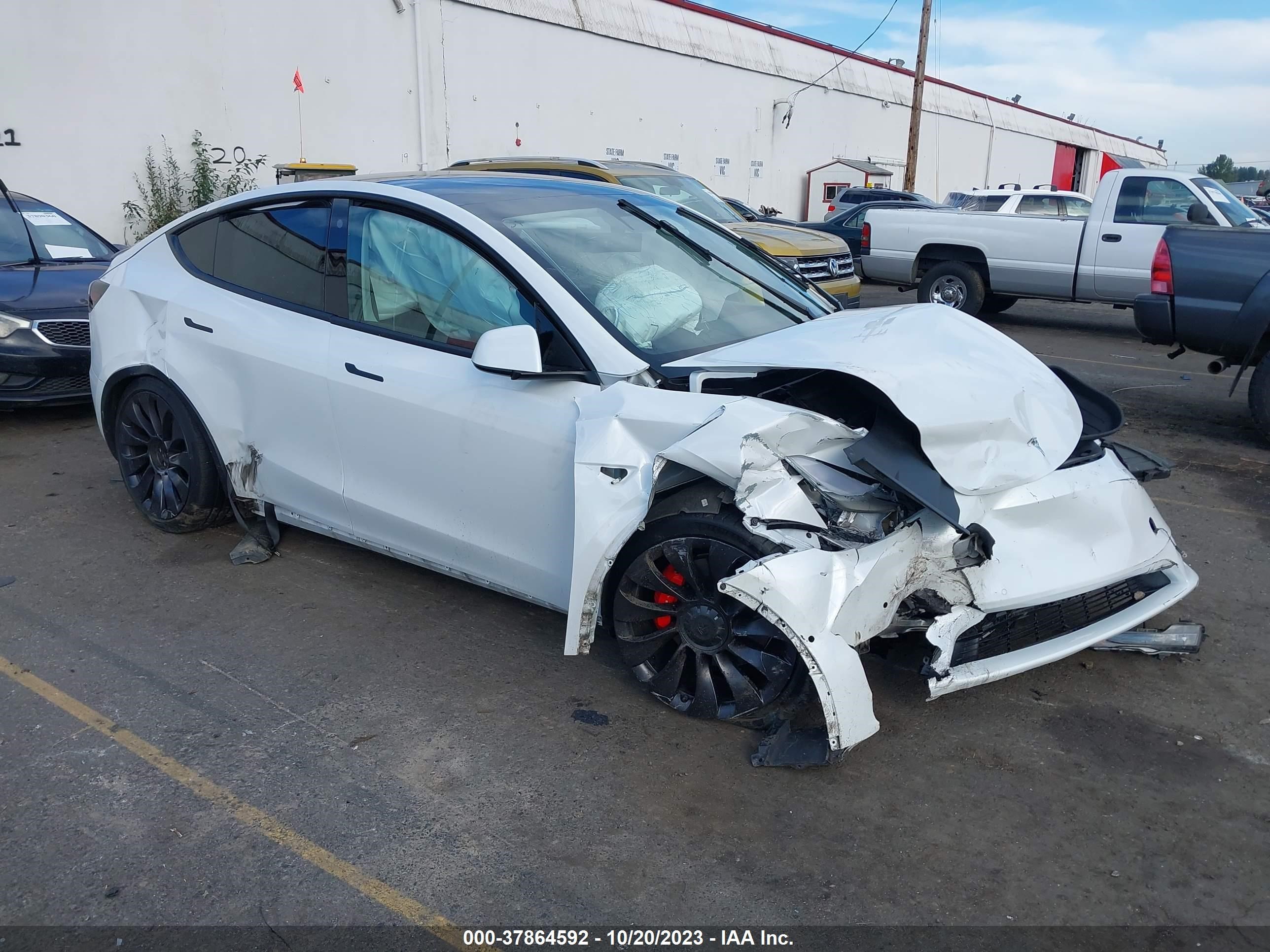 TESLA MODEL Y 2021 5yjygdef9mf250220