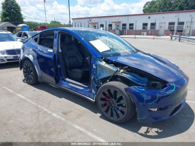 TESLA MODEL Y 2021 5yjygdef9mf251416