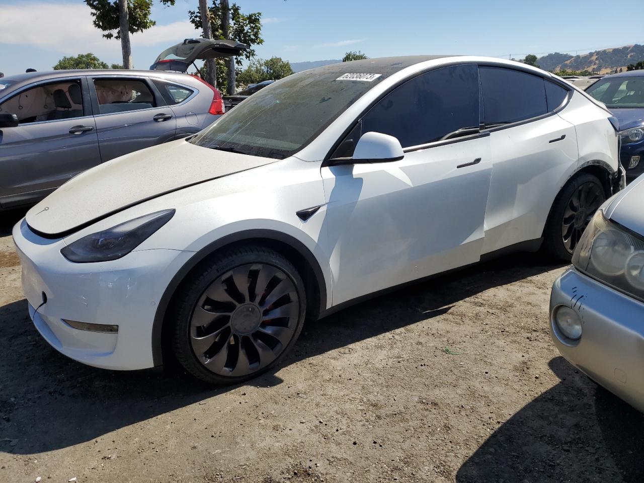 TESLA MODEL Y 2021 5yjygdef9mf267308