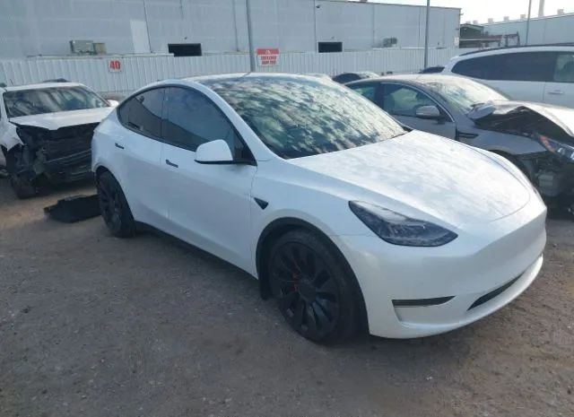 TESLA MODEL Y 2021 5yjygdef9mf272086