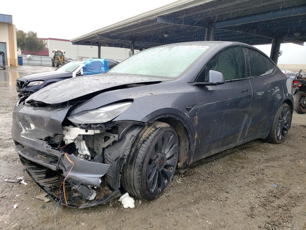 TESLA MODEL Y 2021 5yjygdef9mf303630