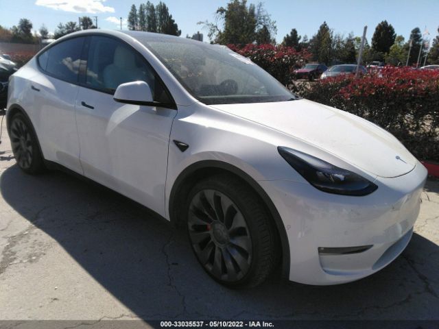 TESLA MODEL Y 2021 5yjygdef9mf305250