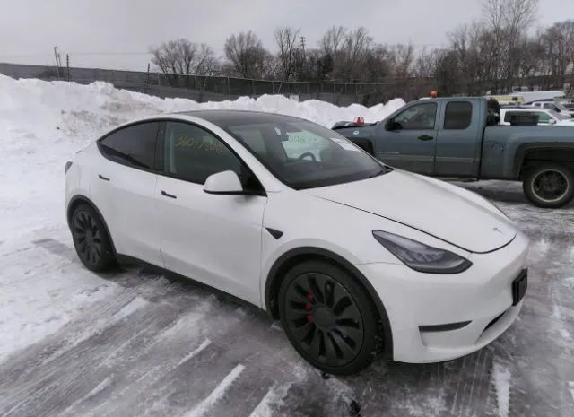 TESLA MODEL Y 2021 5yjygdefxmf072320