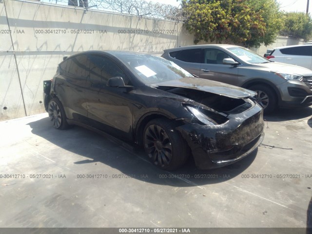 TESLA MODEL Y 2021 5yjygdefxmf079400