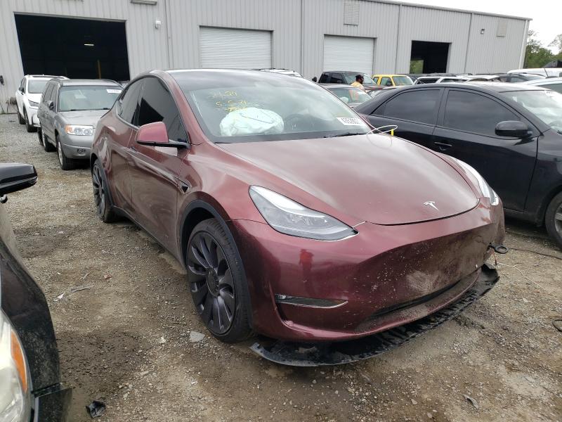 TESLA MODEL Y 2021 5yjygdefxmf124609