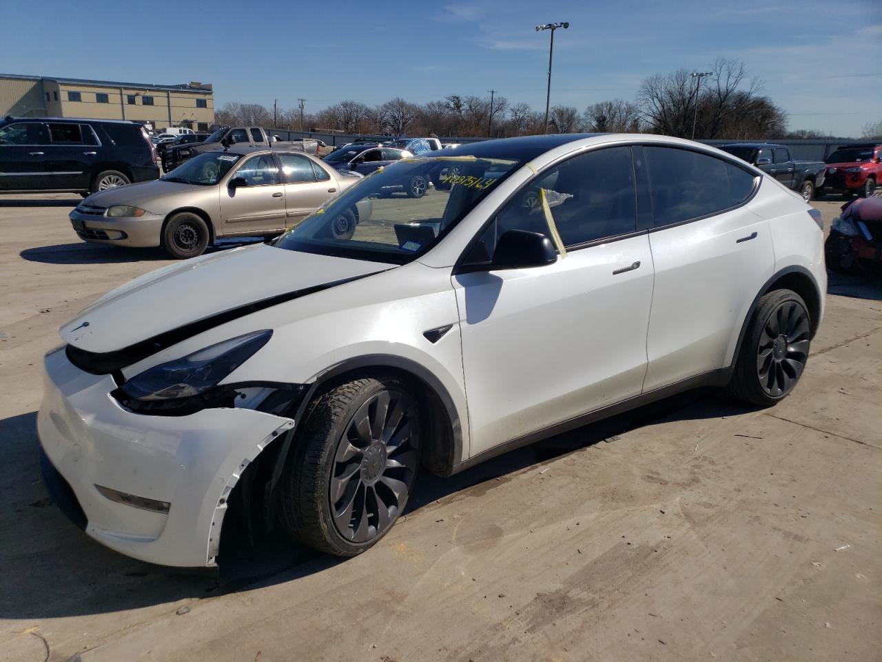 TESLA MODEL Y 2021 5yjygdefxmf146447