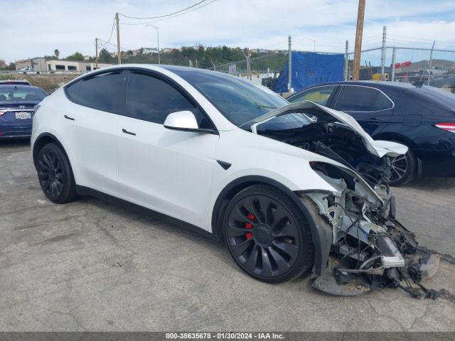 TESLA MODEL Y 2021 5yjygdefxmf173373