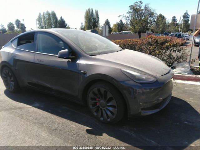 TESLA MODEL Y 2021 5yjygdefxmf220532