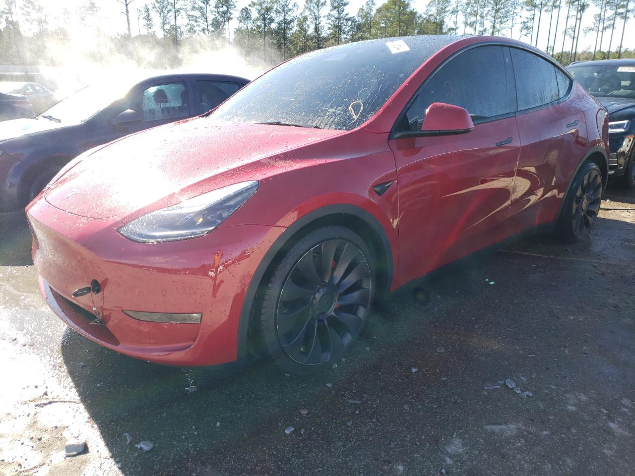 TESLA MODEL Y 2021 5yjygdefxmf263493