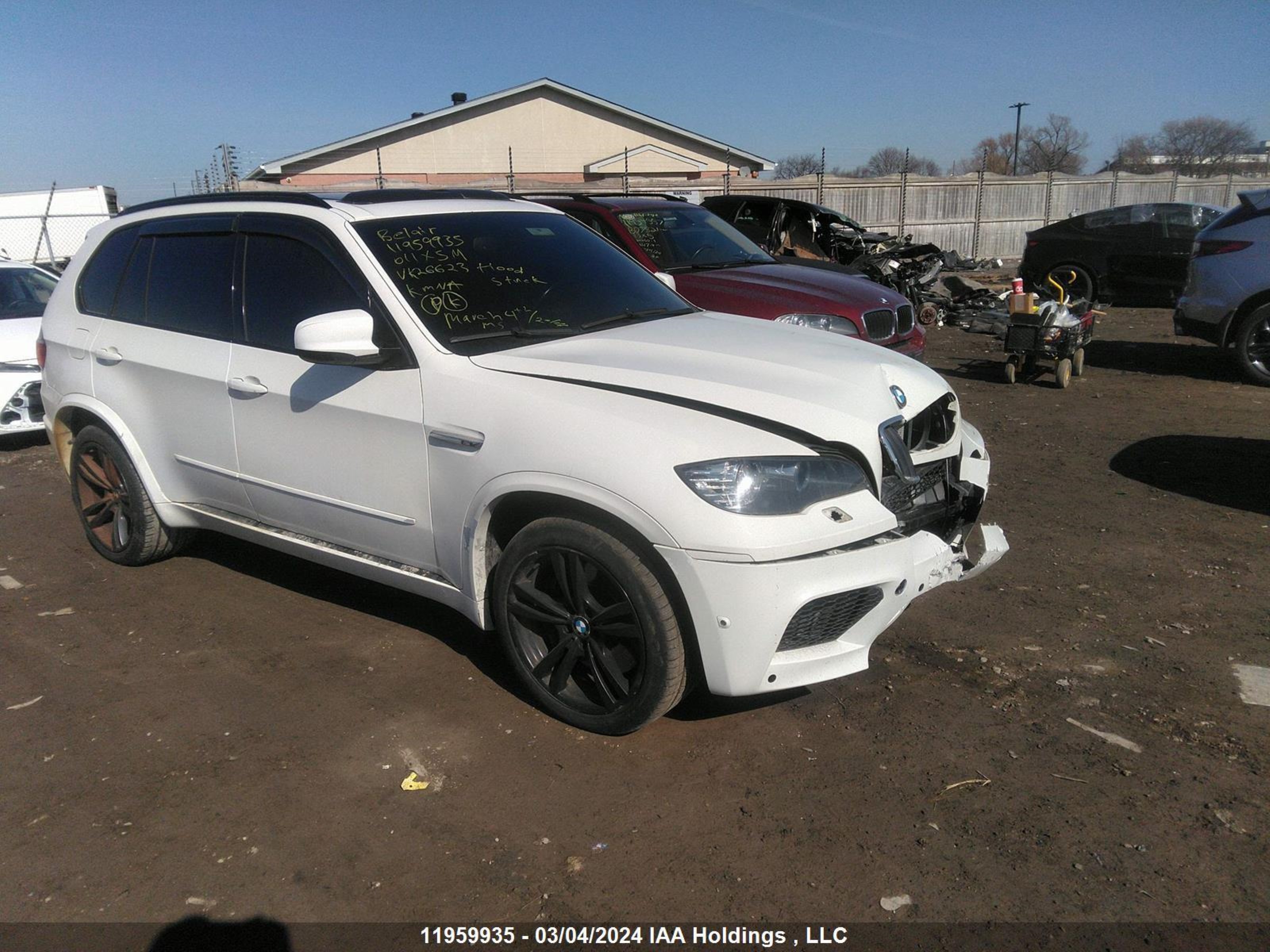 BMW X5 M 2011 5ymgy0c53blk26623