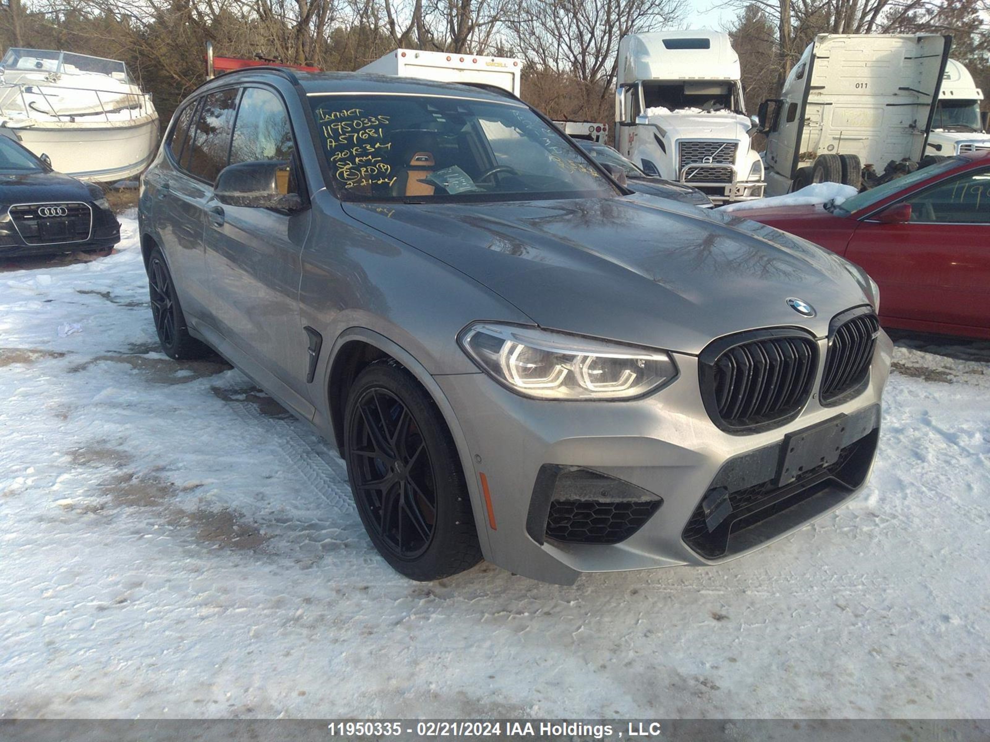 BMW X3 M 2020 5ymts0c03lla57681