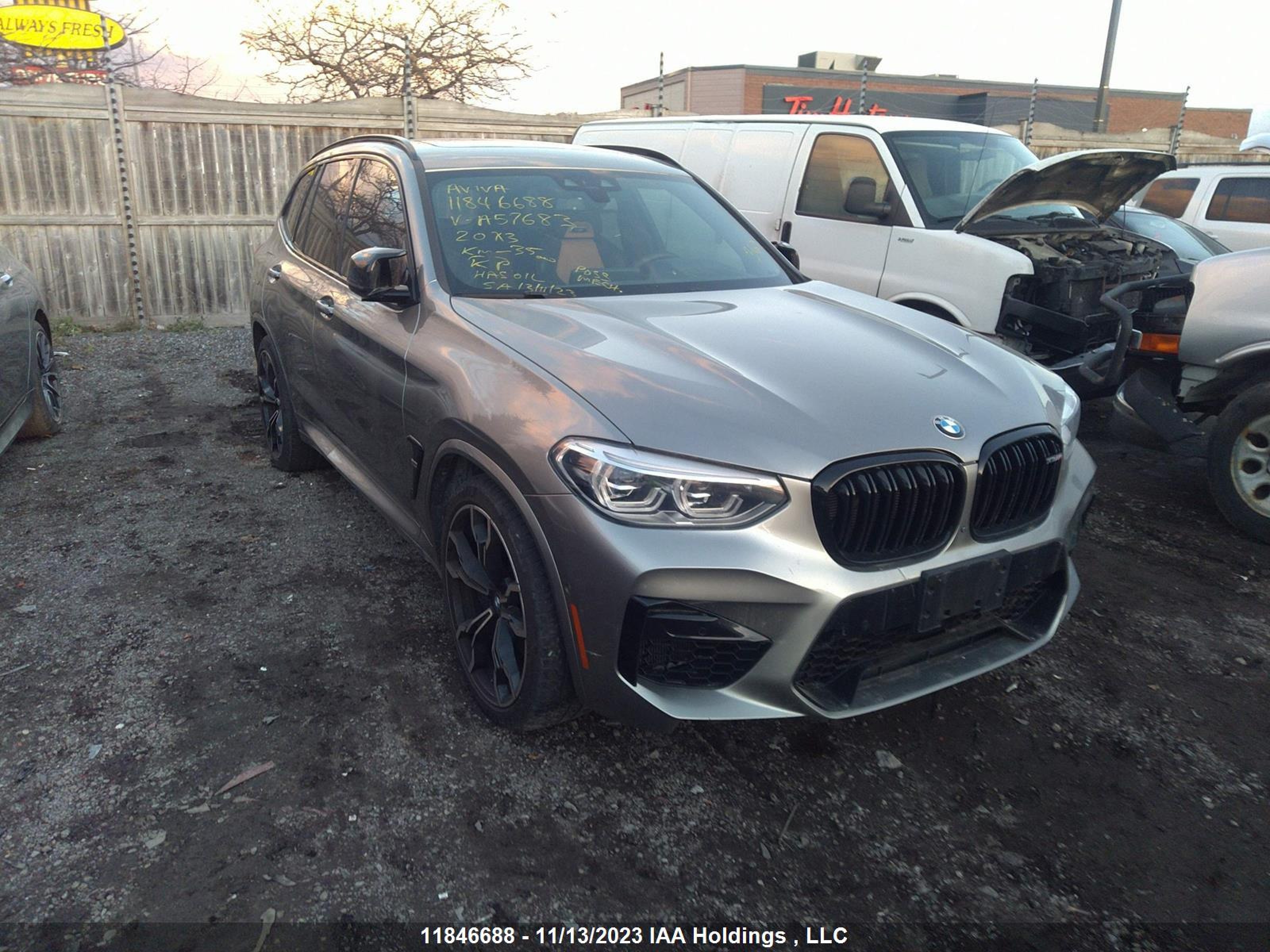 BMW X3 M 2020 5ymts0c07lla57683