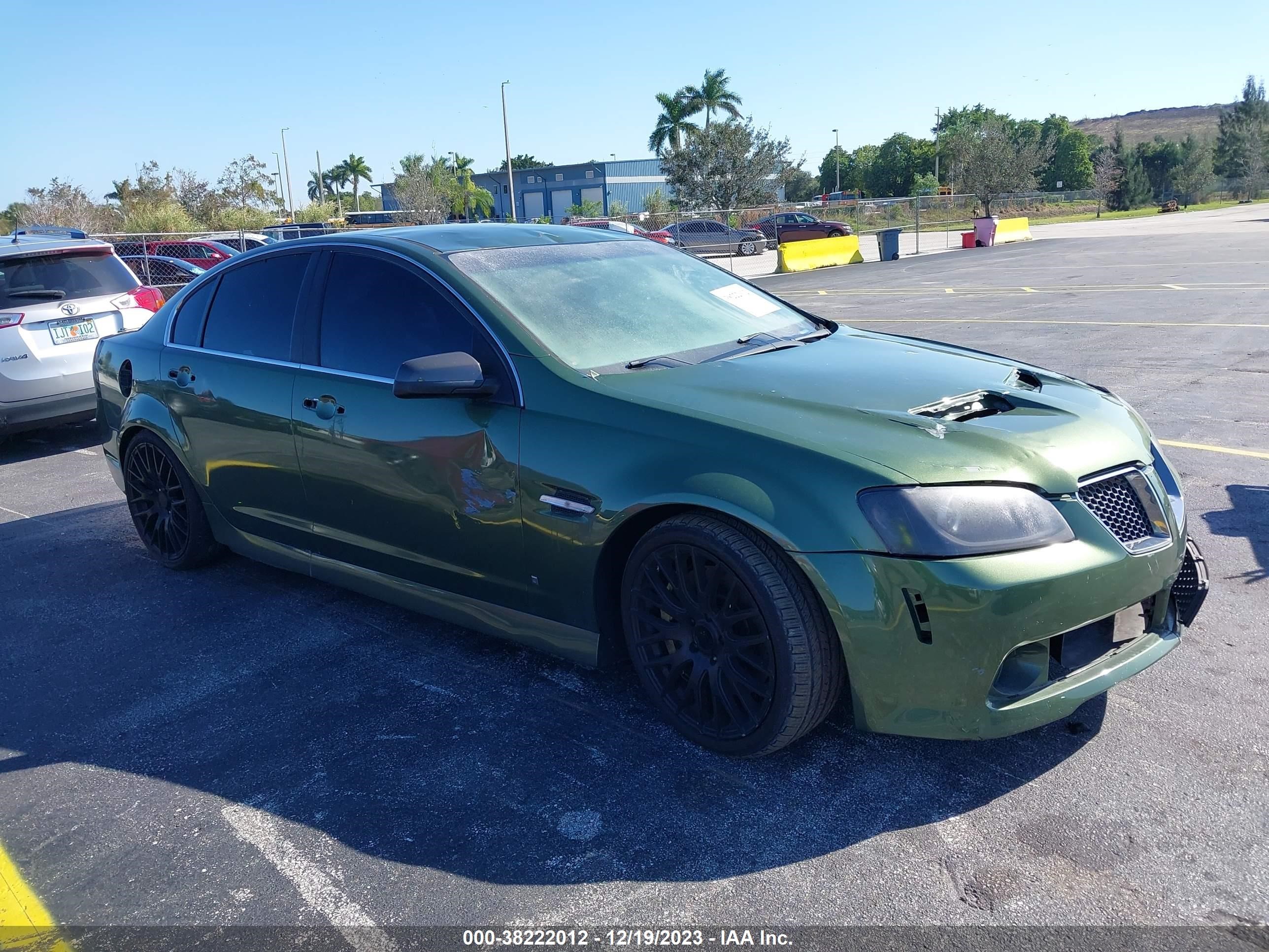 PONTIAC G8 2009 6g2ec57y09l207769