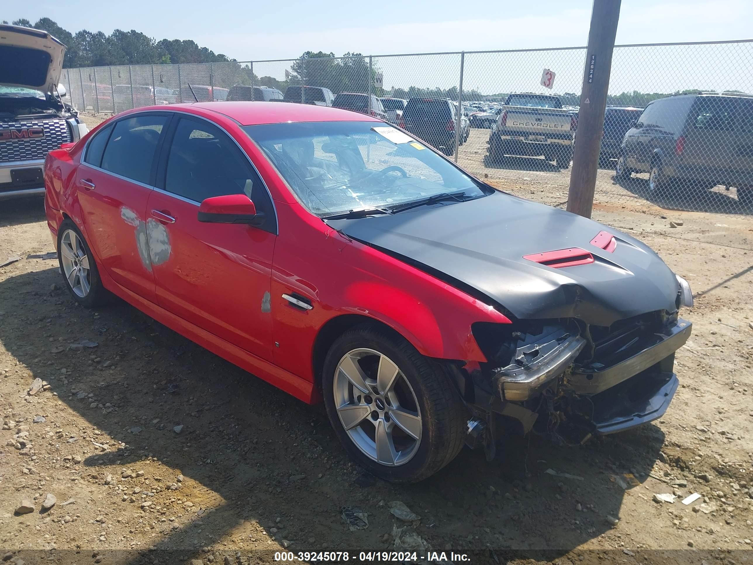 PONTIAC G8 2008 6g2ec57y18l988686