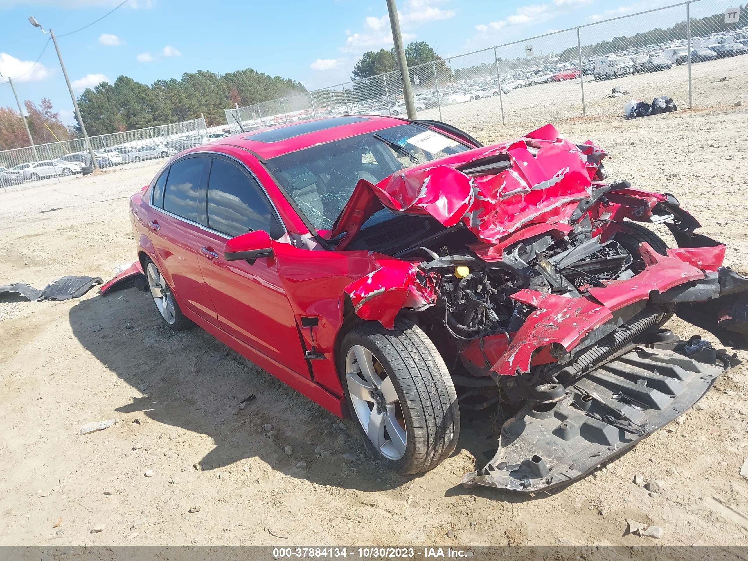 PONTIAC G8 2009 6g2ec57y39l214537